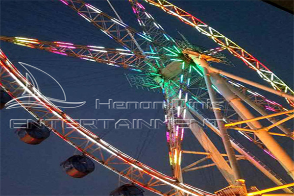 large fairground Ferris wheel 