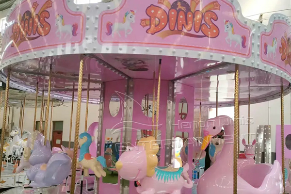 animal themed carousel ride for business