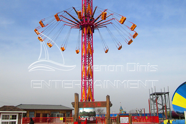 big swing tower ride for adult in Dinis amusement company